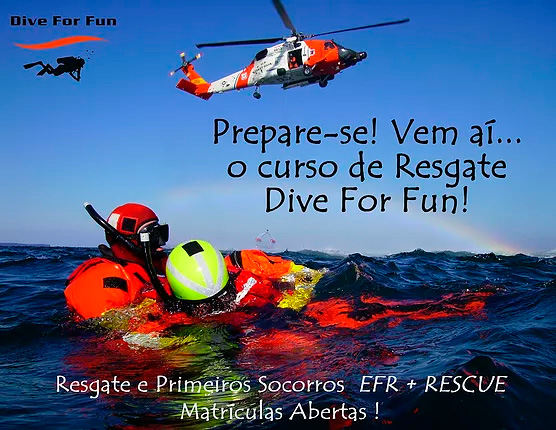 rescue diver mergulho
